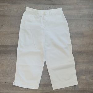 Ralph Lauren White Cotton Pants